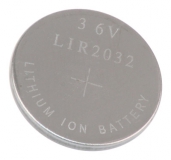 LIR2032 Li-Ion Rechargeable 3,6V Akku