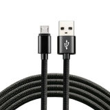Kabel USB - microUSB 1m 2,4A schwarz CBB-1MB