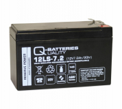 Q-Batt 12LS-7.2 12V 7,2Ah 6,3mm AGM VdS