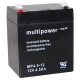 Multipower MP4,5-12 12V 4,5Ah Blei Akku
