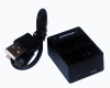 Dual-USB Ladegerät für GoPro Hero3+ (Mini Doppel USB Ladegerät)