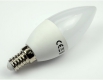 LED E14 Kerze 4,5Watt (450lm) kalt-weiß (AC/DC)