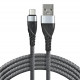 Kabel USB - microUSB 1m 2,4A grau CBB-1MG
