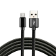 Kabel USB - microUSB 1m 2,4A schwarz CBB-1MB