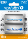 everActive D Mono Ni-MH 5500mAh ready to use 2er Pack Silver Line