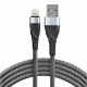 Kabel USB - lightning 1m 2,4A grau CBB-1IG