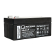 Q-Batt 12LS-3.4 12V 3,4Ah 4,8mm AGM VdS